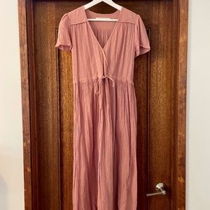 The Dawn Dress - rose gauze